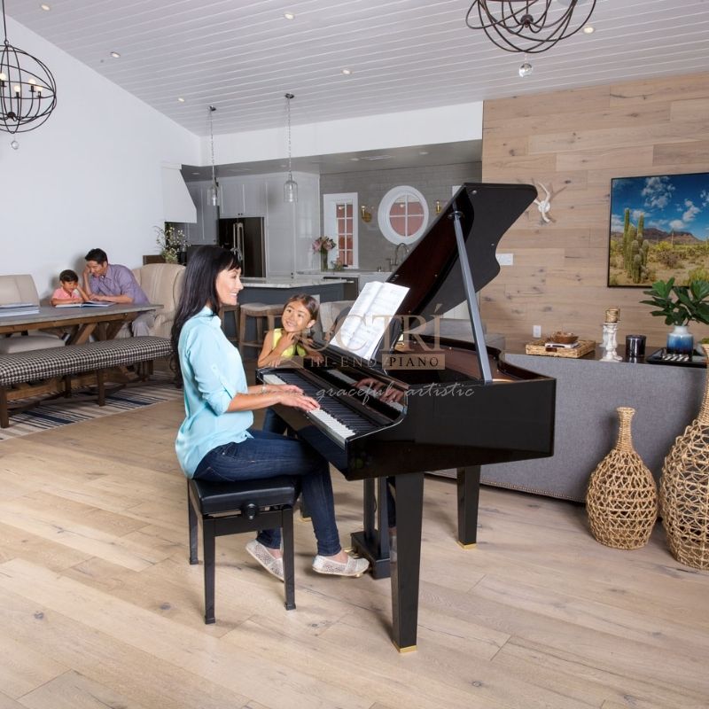 Hình ảnh góc cạnh của Đàn Piano Roland GP607