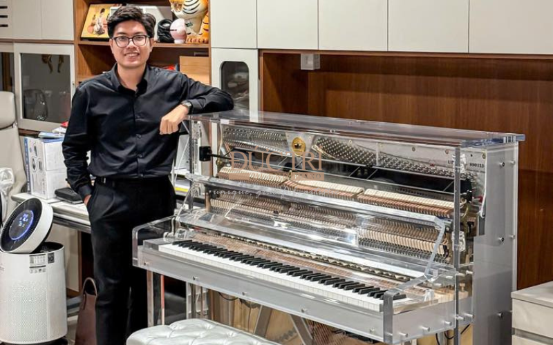 Đàn Piano Upright Crystal – Tuyệt Tác Nghệ Thuật Kết Hợp Âm Nhạc Và Ánh Sáng