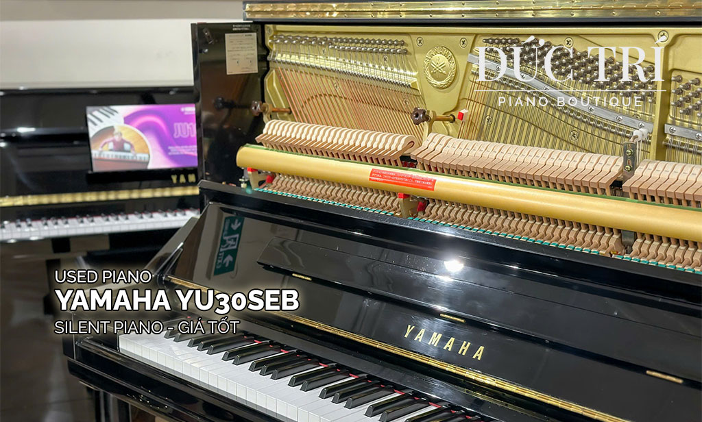 đàn piano Yamaha YU30SEB tại Piano Đức Trí