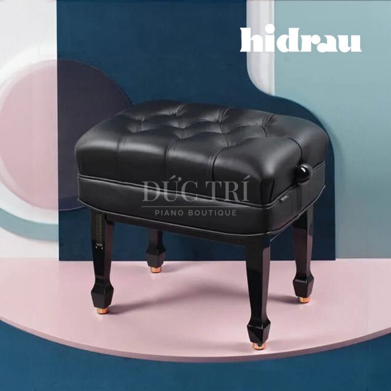 Ghế đàn piano HIDRAU MUNICH màu đen