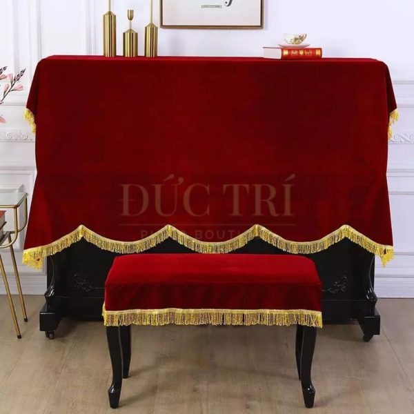 Khăn phủ đàn piano Upright phong cách Châu Âu cổ điển