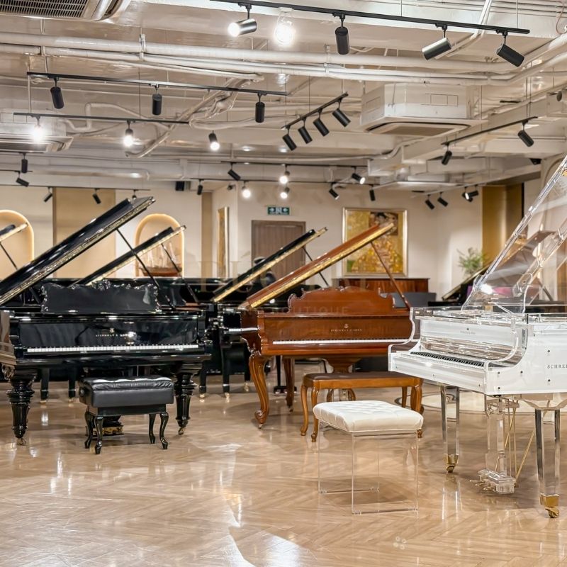 Showroom đàn piano cao cấp tại Đức Trí Piano Boutique