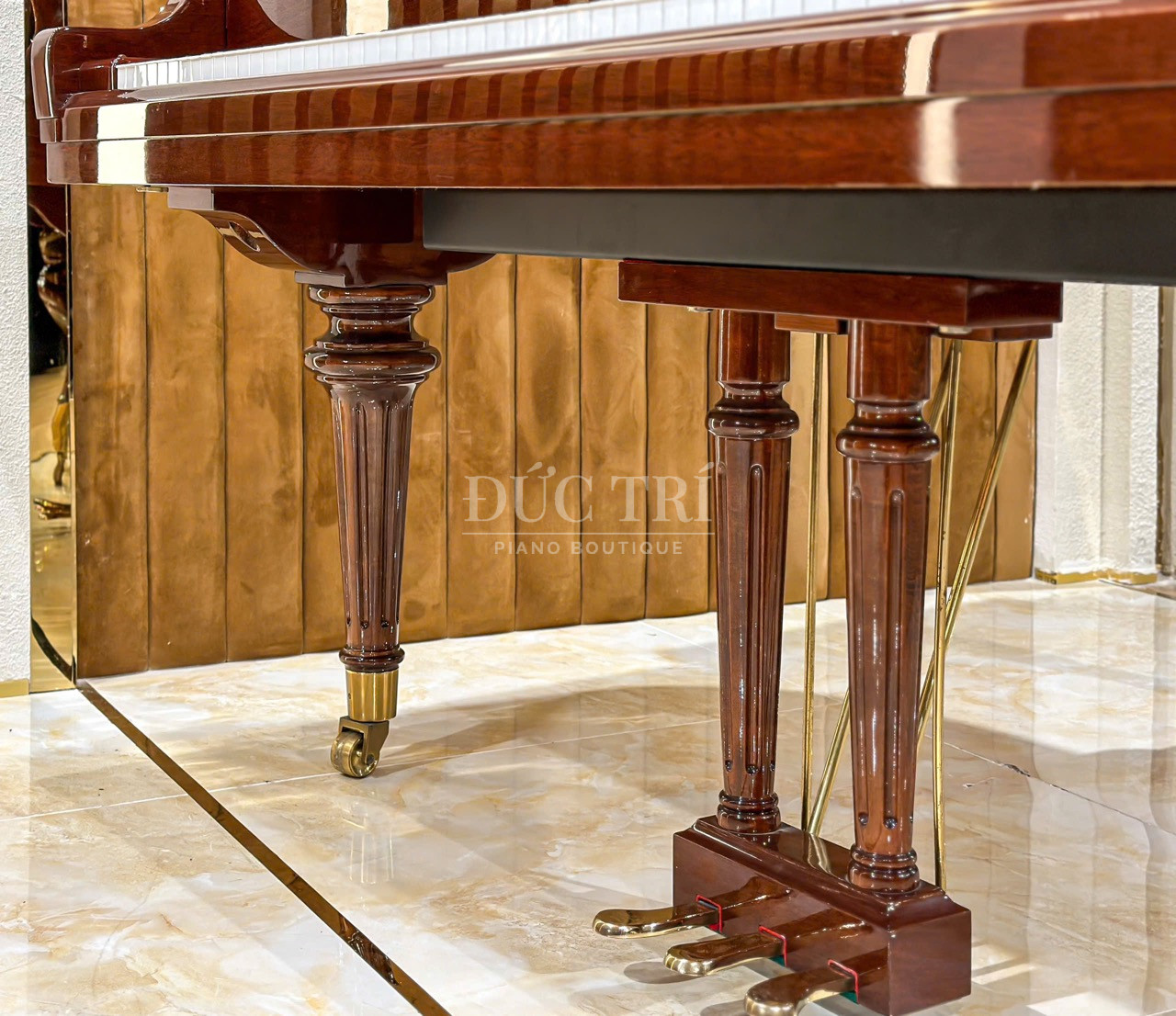 Pedals va chan Dan Grand Piano EGP155 tai Piano Duc Tri Essex EGP155 Pedals và chân Đàn Grand Piano EGP155 tại Piano Đức Trí