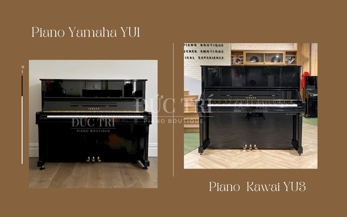 So sánh Yamaha YU1 và Yamaha YU3, nên chọn đàn nào?