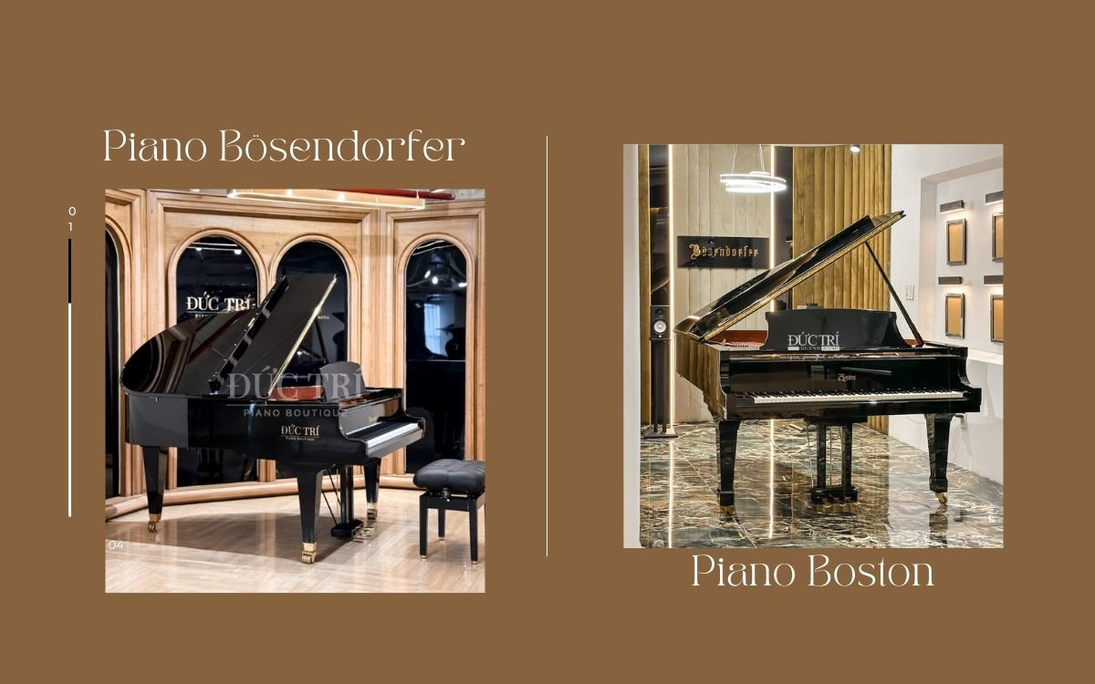 So sánh đàn piano Bösendorfer và Boston, nên mua dòng piano nào?