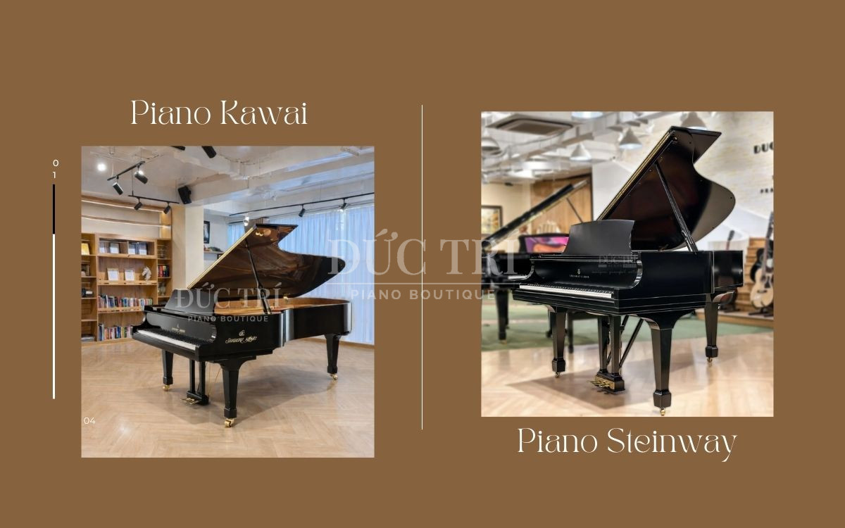 So sánh đàn piano Kawai và Steinway, nên chọn dòng piano nào?
