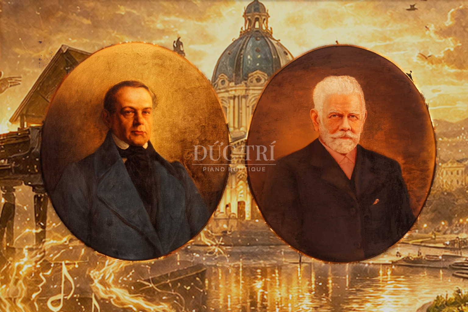 bosendorfer lon Ignaz Bösendorfer and his son Ludwig Bösendorfer