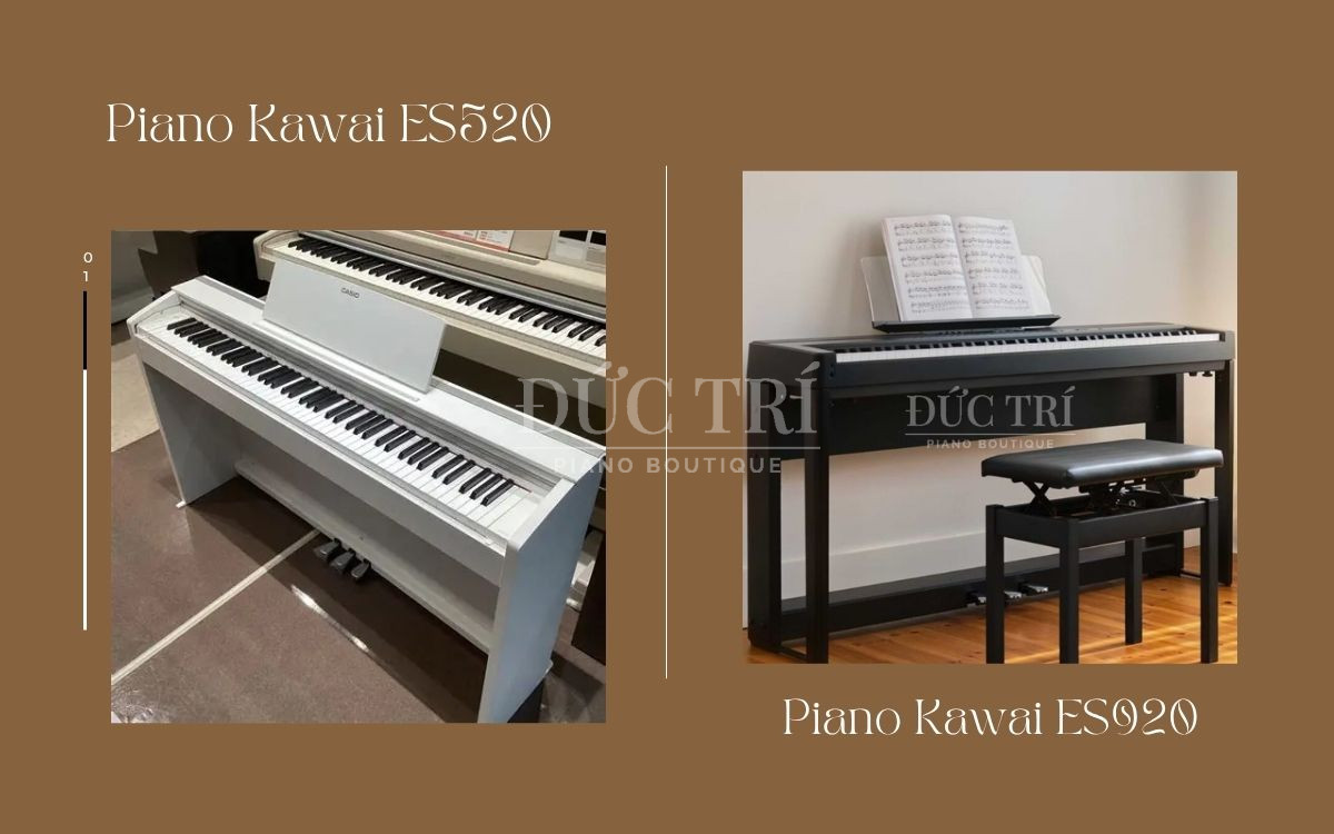 So sánh Kawai ES520 và Kawai ES920, nên chọn đàn nào?