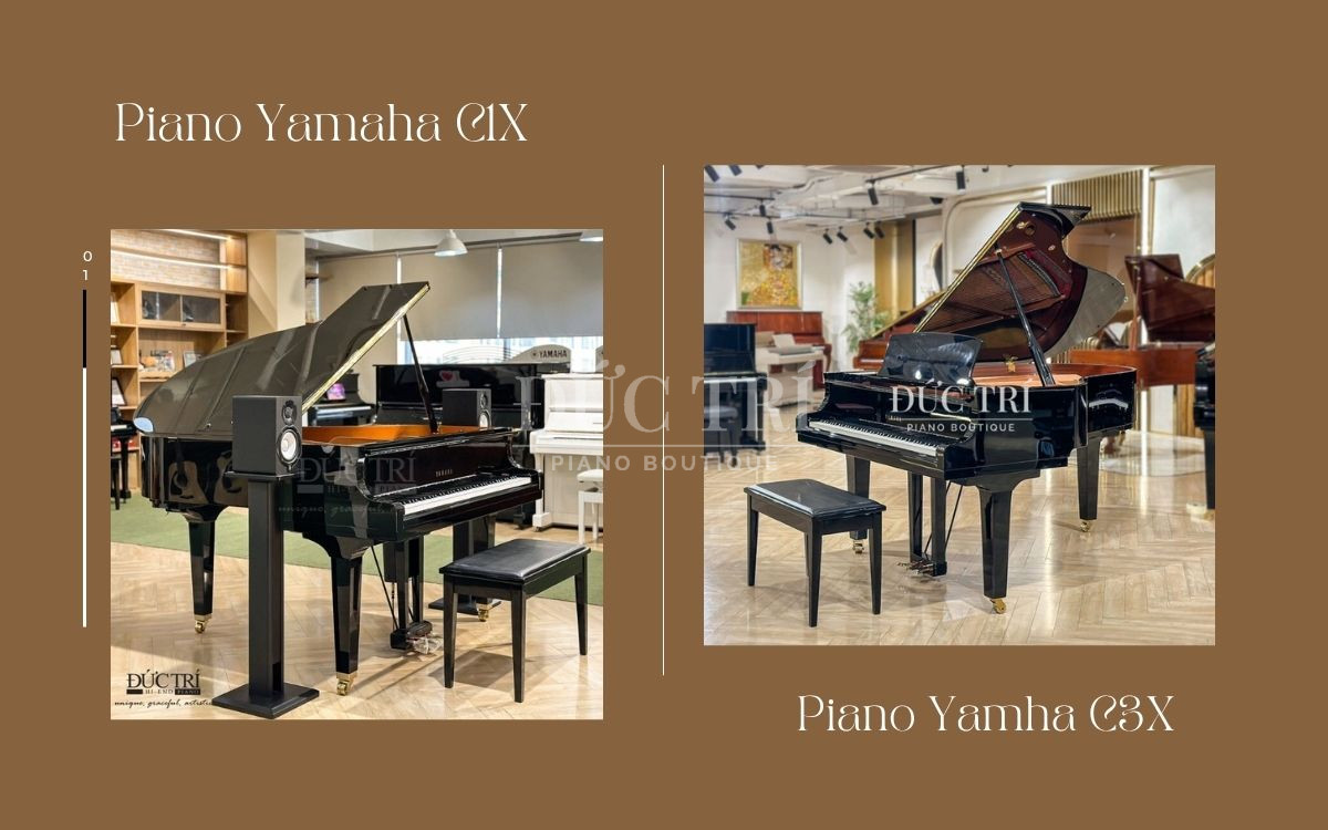 So sánh Yamaha C1X và Yamaha C3X, nên chọn đàn nào?