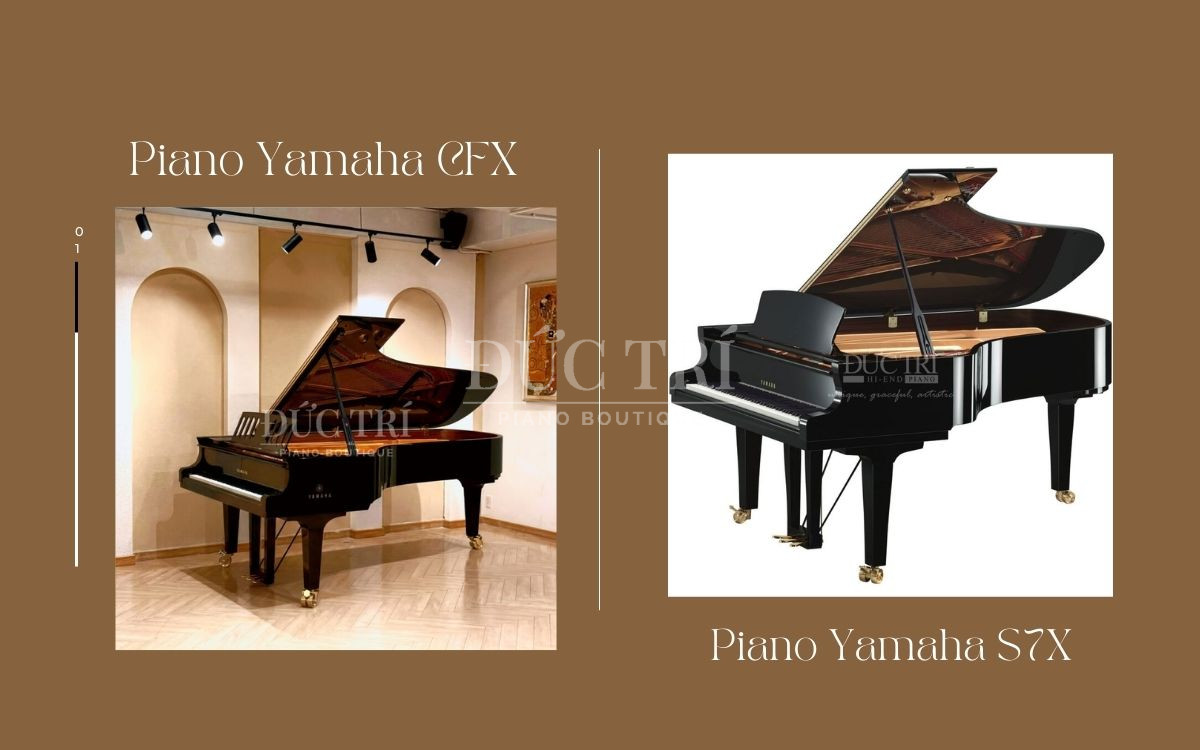 So sánh Yamaha CFX và Yamaha S7X, nên chọn đàn nào?