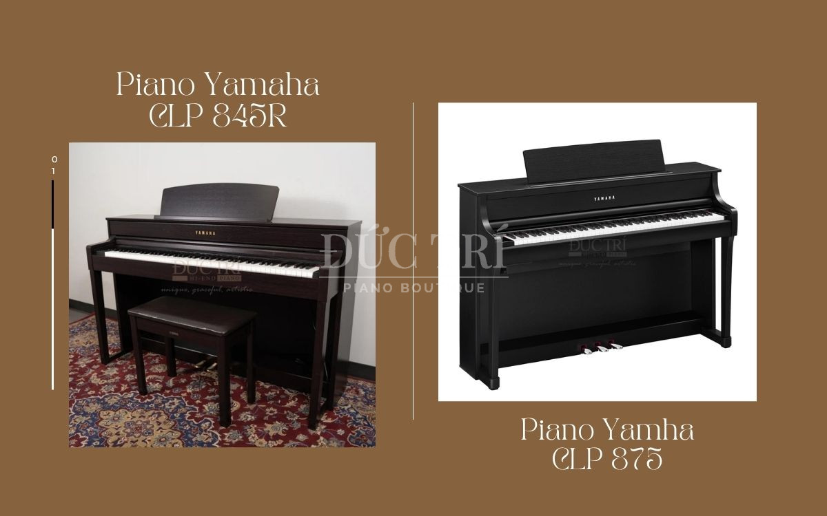 So sánh Yamaha CLP-845R và Yamaha CLP-875, nên chọn đàn nào?