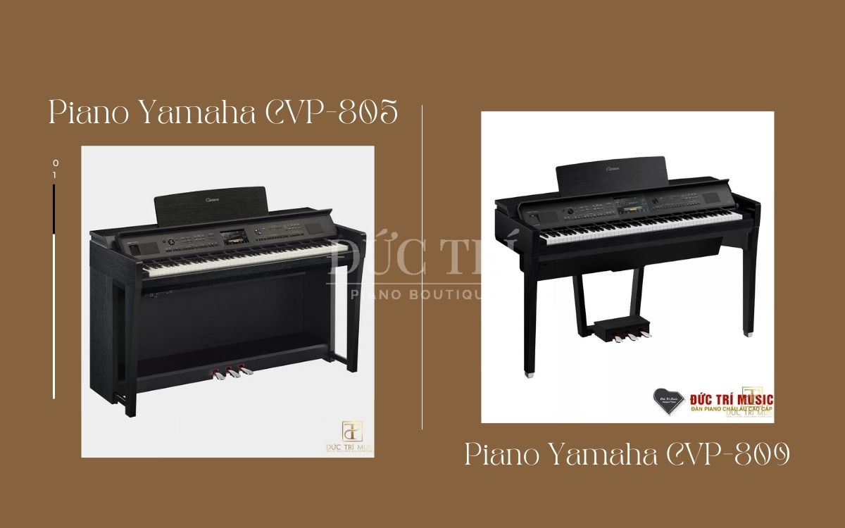 So sánh Yamaha CVP-805 và Yamaha CVP-809, nên mua đàn nào?
