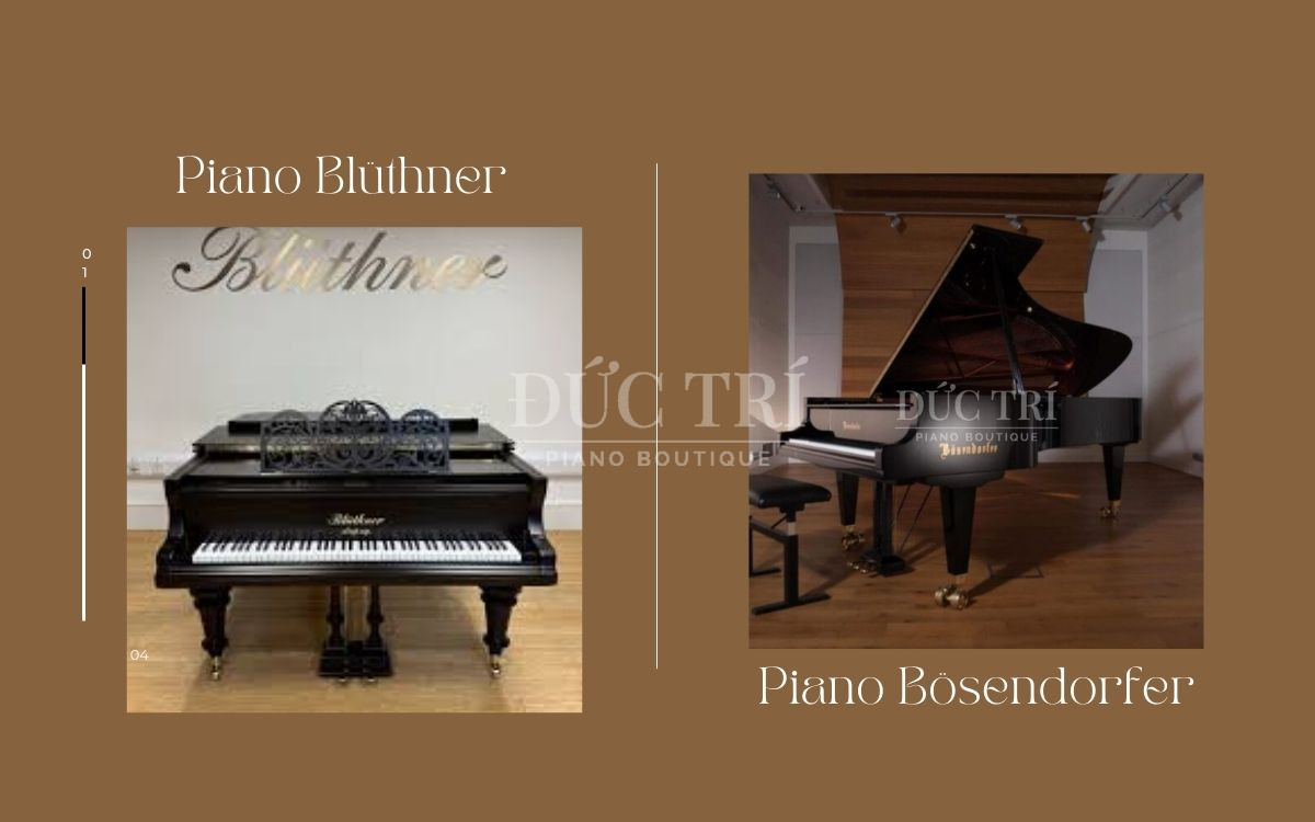 So sánh đàn piano Bluthner và Bösendorfer, nên chọn dòng đàn nào