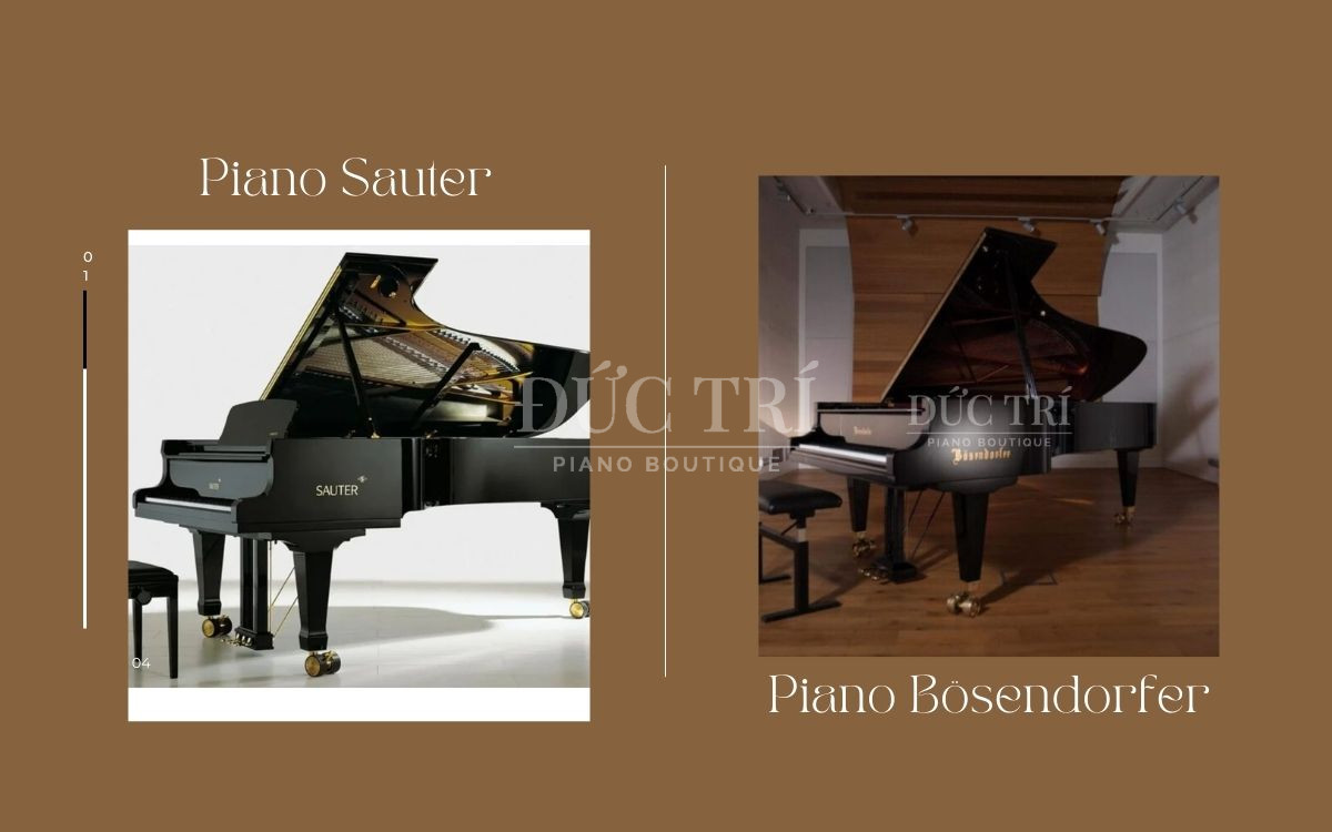So sánh đàn piano Sauter và Bösendorfer, nên chọn dòng piano nào?