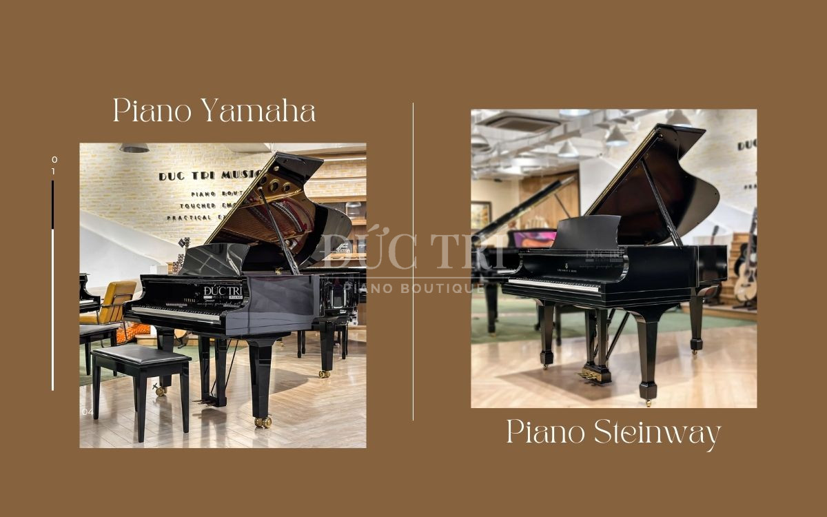 So sánh đàn piano Yamaha và Steinway, nên chọn dòng piano nào?