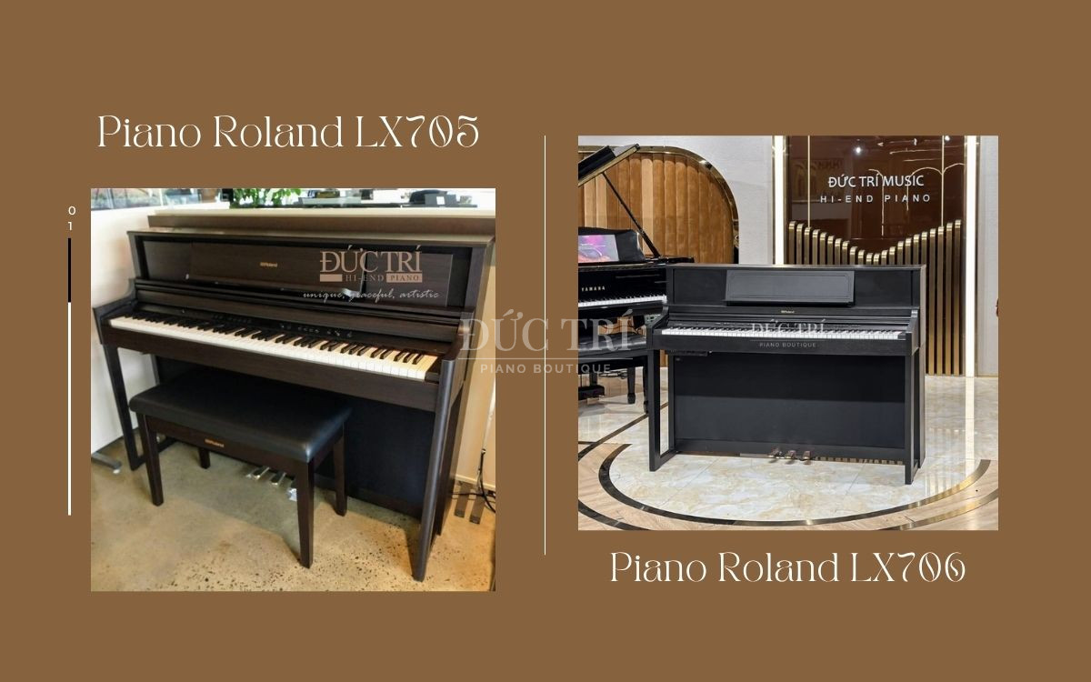 So sánh Roland LX705 và Roland LX706, nên chọn đàn nào?
