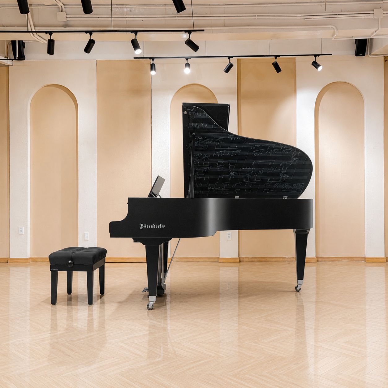 Góc chính diện đàn Bösendorfer 250 Years Beethoven