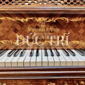 Phím đàn và logo trên Steinway & Sons Model B Art-Case