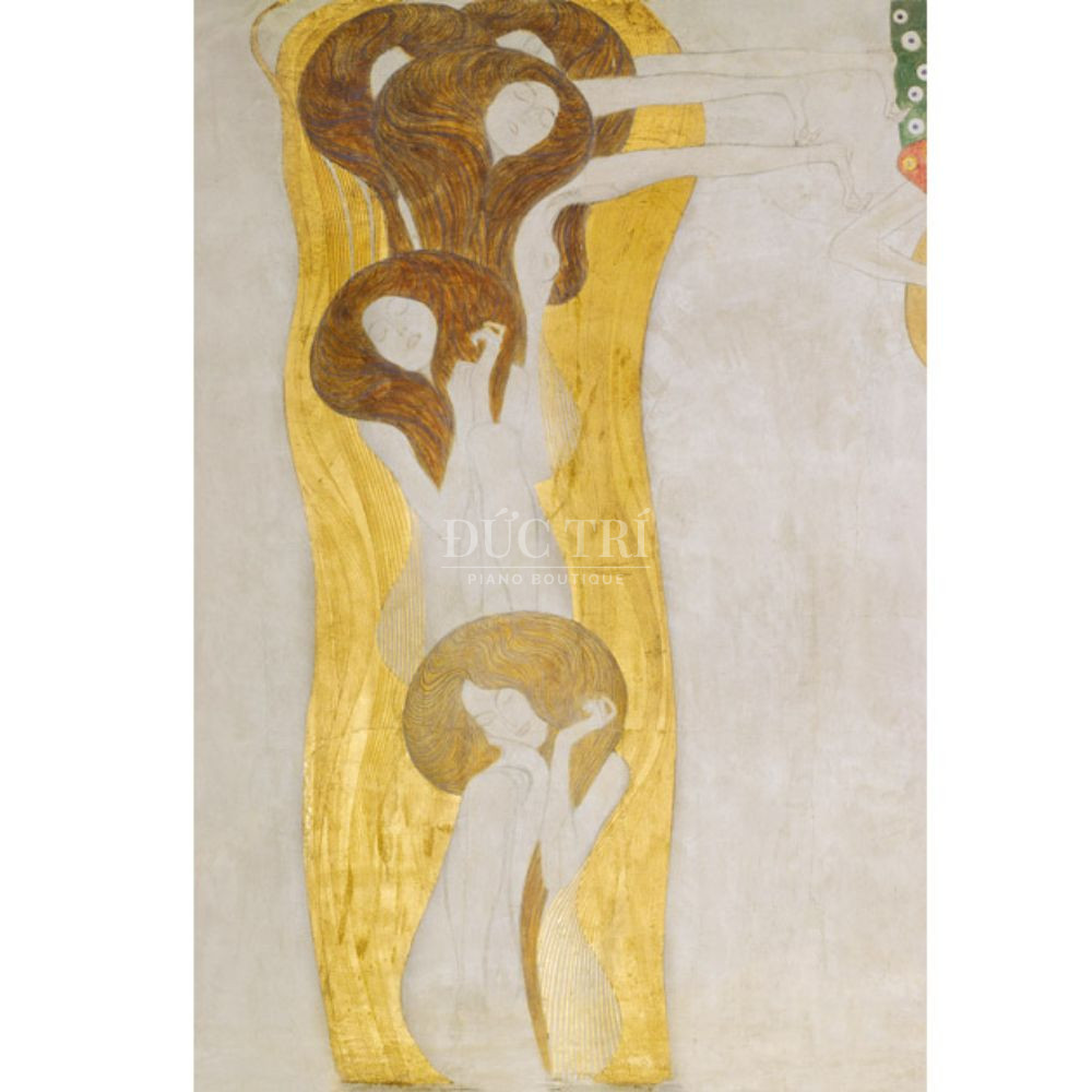 Beethoven Frieze cua Gustav Klimt cam hung cho Bosendorfer Secession 214VC Bösendorfer Secession 214VC Beethoven Frieze của Gustav Klimt cảm hứng cho Bösendorfer Secession 214VC