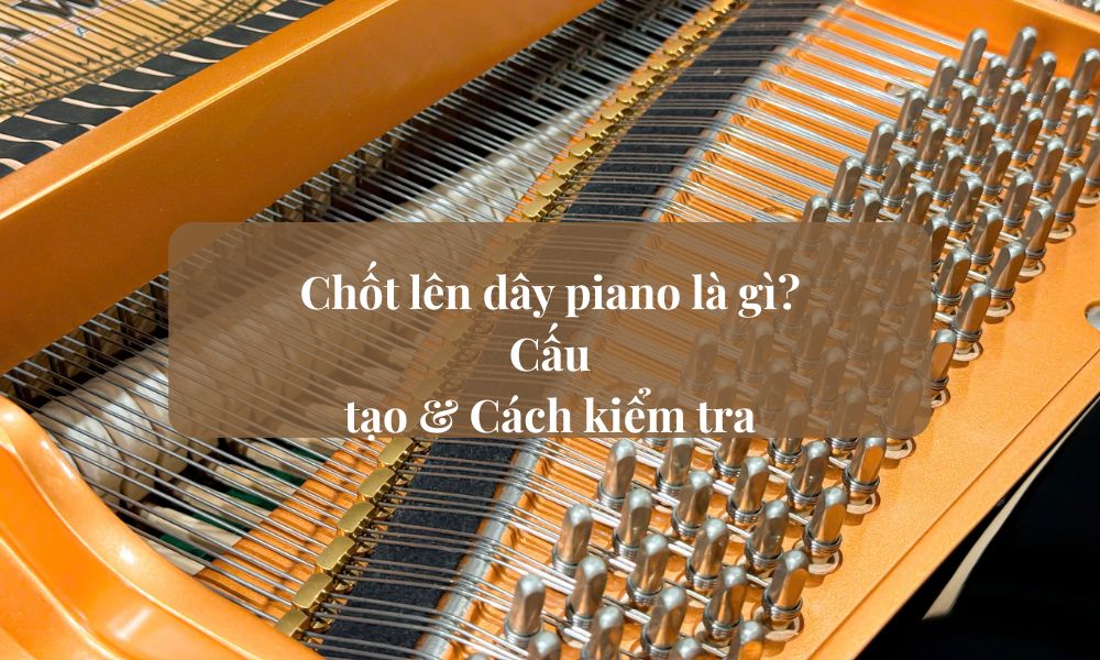 Chốt lên dây piano là gì? Cấu tạo & Cách kiểm tra