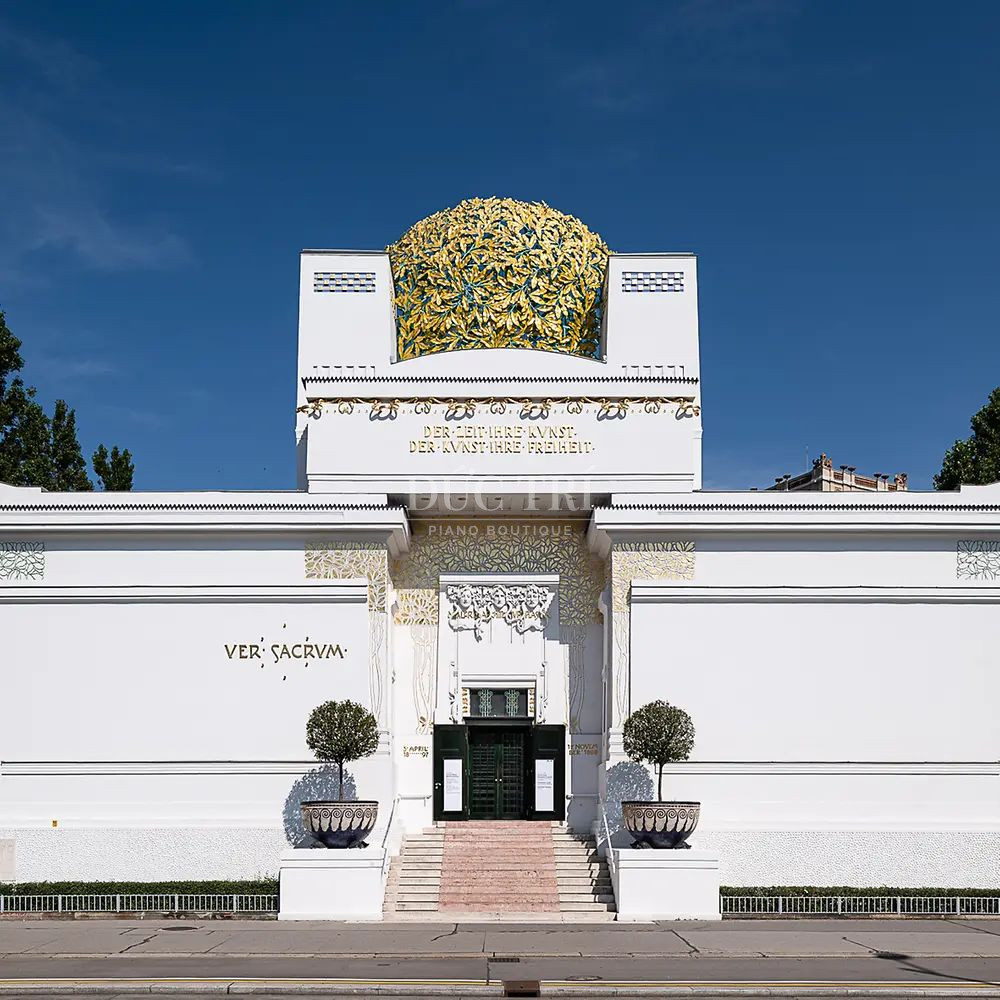 Toa nha Vienna Secession ngoi den nghe thuat do kien truc su Joseph Maria Olbrich thiet ke Bösendorfer Secession 214VC Tòa nhà Vienna Secession ngôi đền nghệ thuật do kiến trúc sư Joseph Maria Olbrich thiết kế