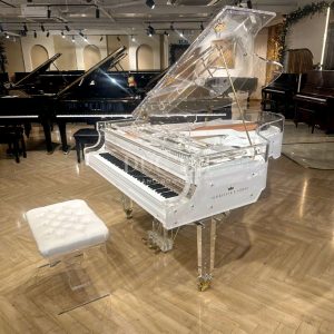 Đánh Giá chi tiết đàn piano trong suốt Knabe GP186 crystal