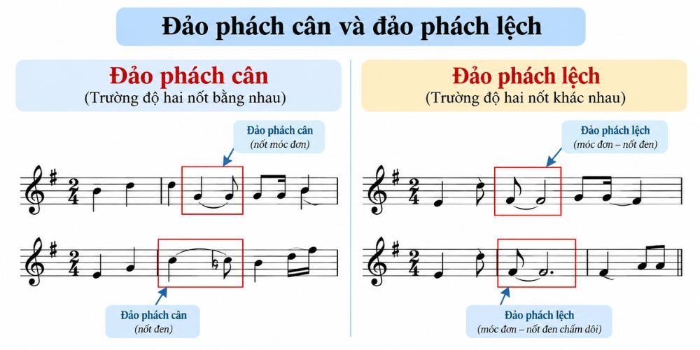 Dao phach can va dao phach lech đảo phách và nghịch phách Đảo phách cân và đảo phách lệch