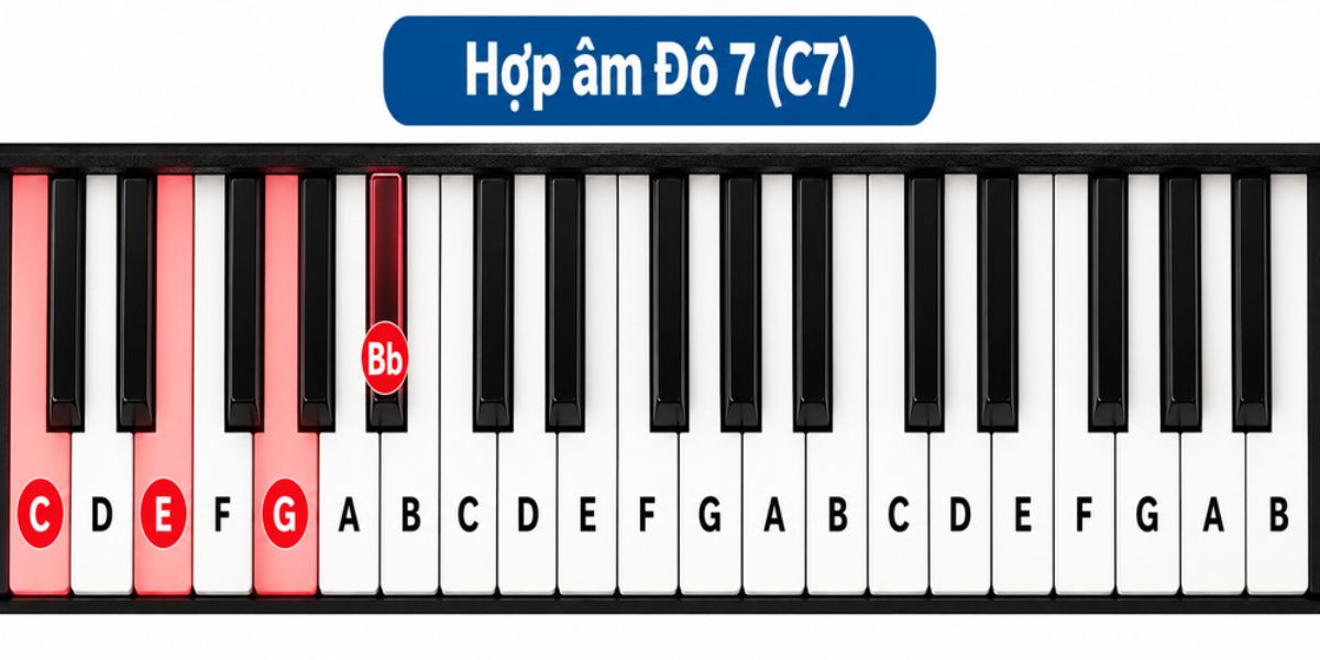 Hop am 7 At C7 hợp âm 7 Hợp âm 7 Át - C7