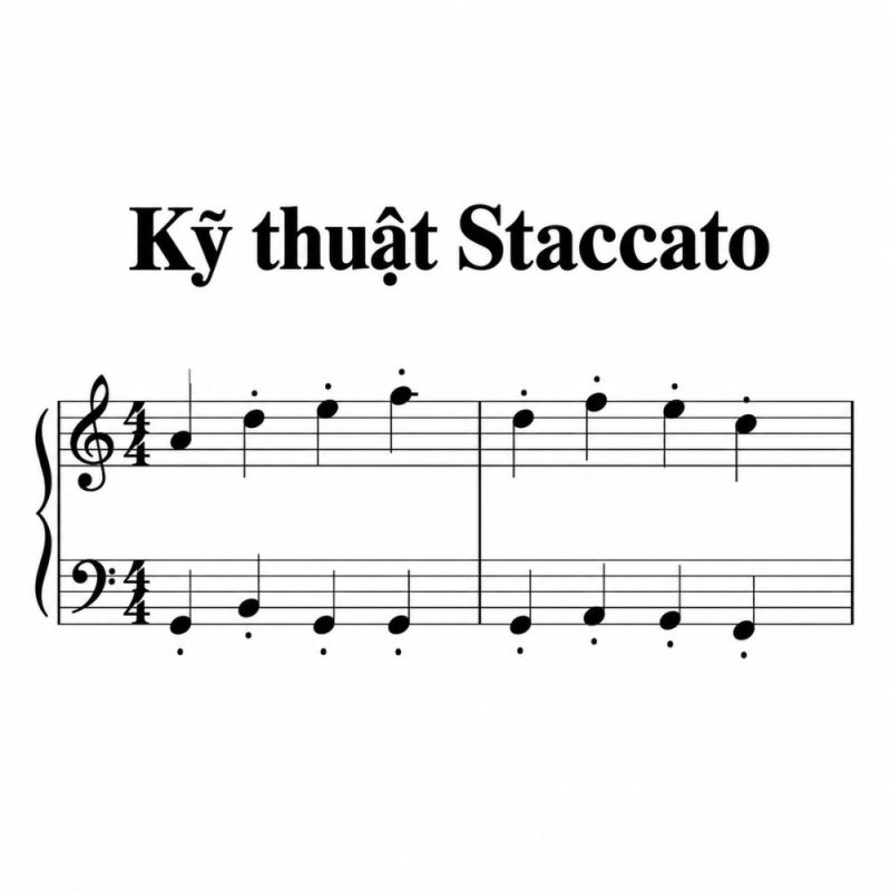 Kỹ thuật Staccato piano là gì? Cẩm nang ứng dụng, phương pháp luyện tập và mẹo học bứt phá